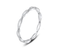 Infinity Spiral Silver Ring NSR-2915